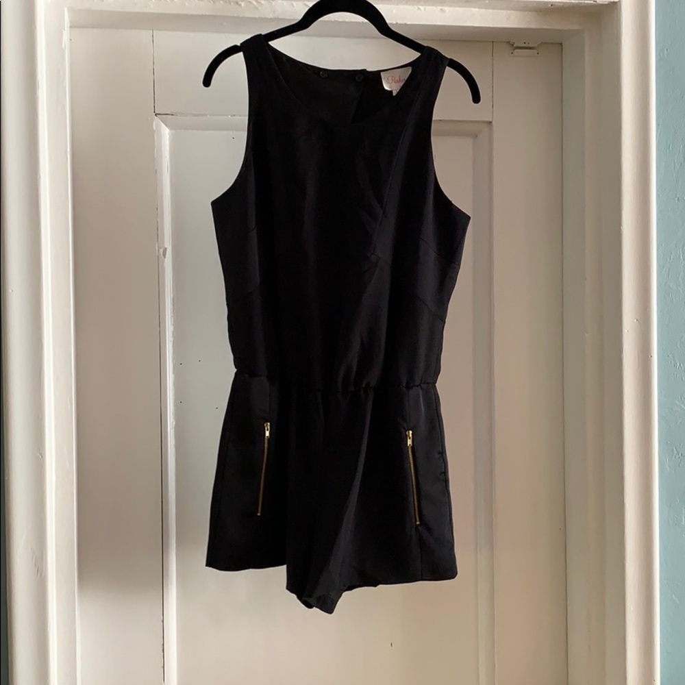 Parker black romper